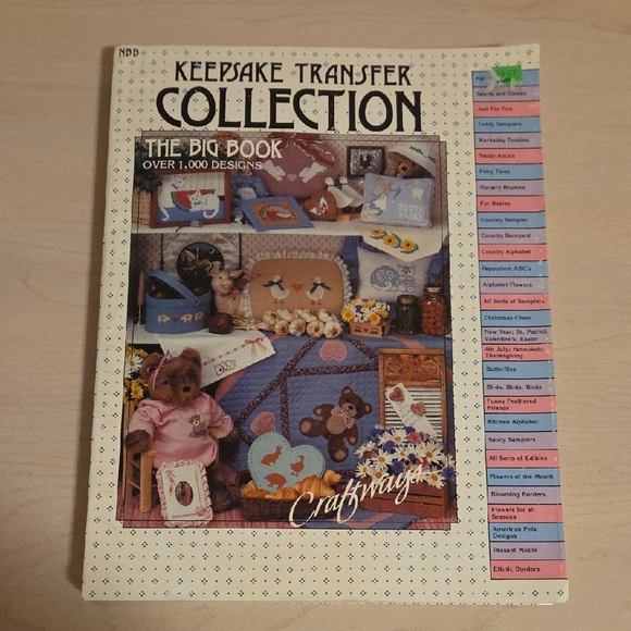 Craftways Other - Craftways Keepsake Transfer Collection - The Big Book - Over 1,000 Designs